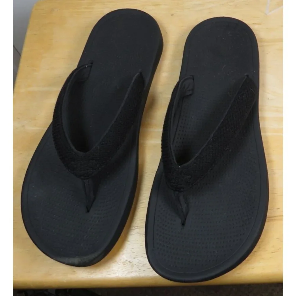 Allbirds Men's Natural Black Flip Flop Sandals Lightweight Comfort Size 10